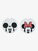 Disney Mickey and Minnie Ceramic Car Coaster Set