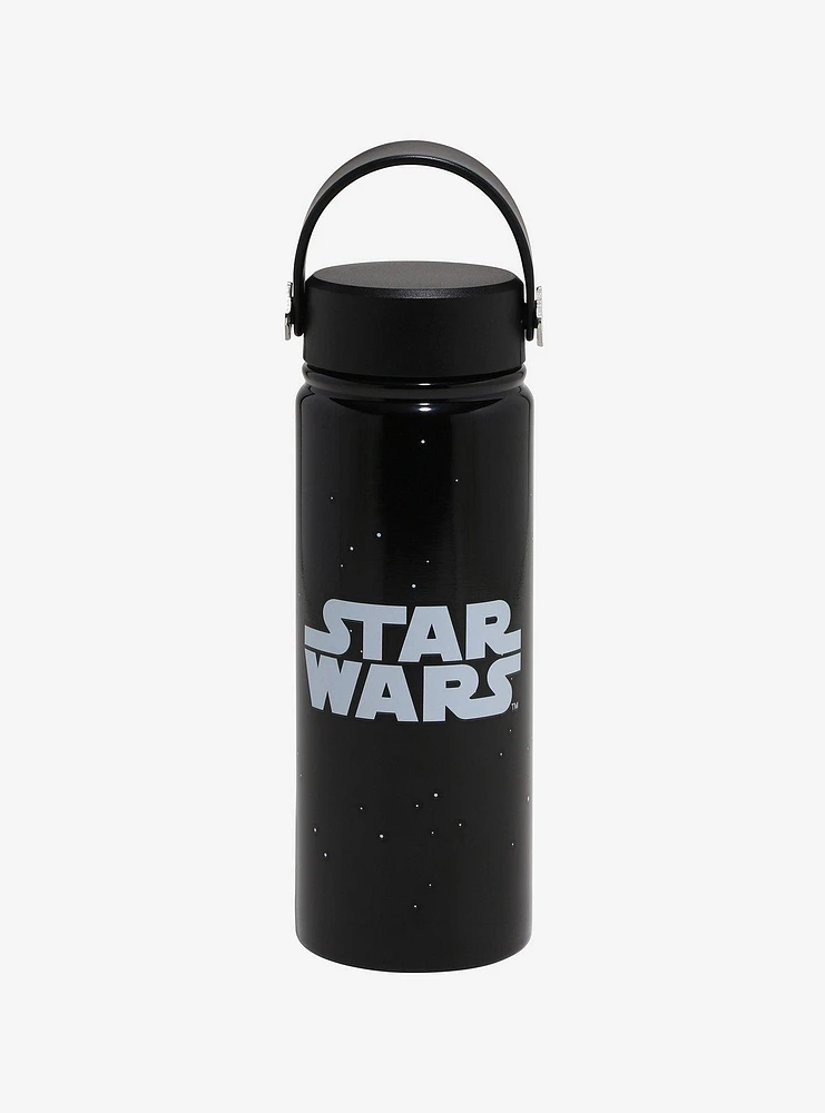 Star Wars Title Lettering Stainless Steel Water Bottle