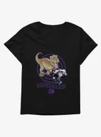 Jurassic Park Life Finds A Way Anime Womens T-Shirt Plus