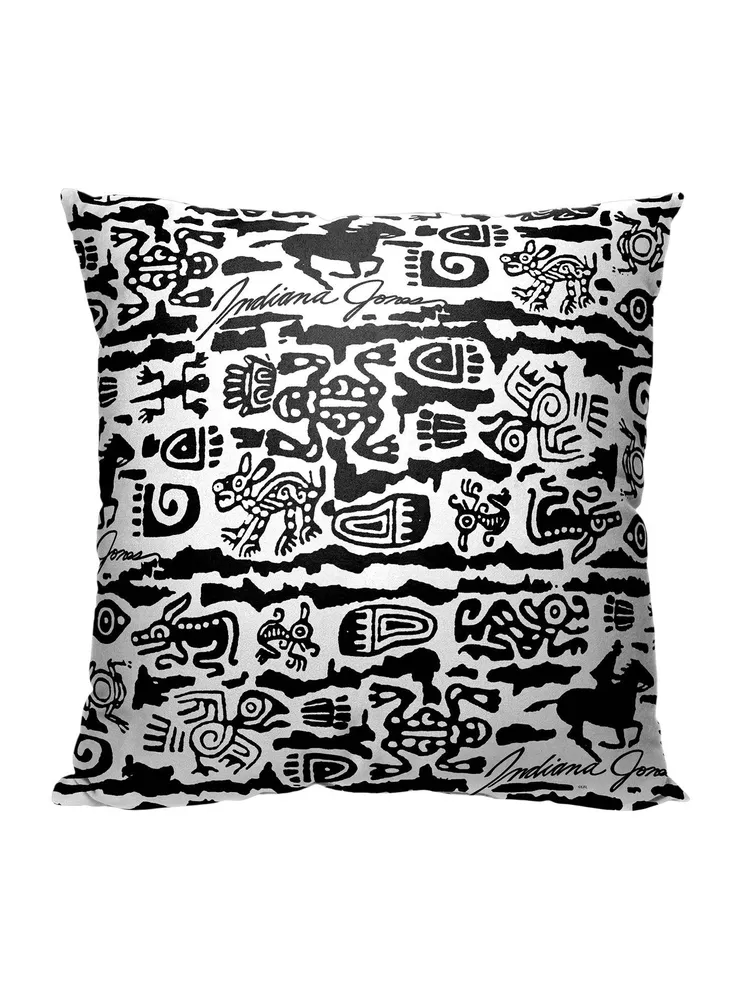 Disney Indiana Jones Adventure Pattern Decorative Pillow