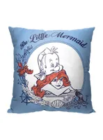 Disney The Little Mermaid Classic Nautical Dreams Printed Throw Pillow