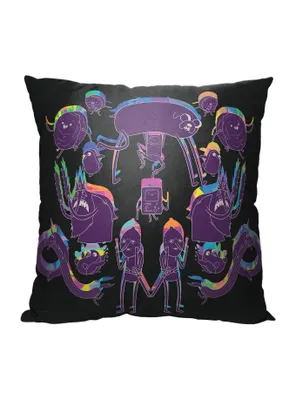 Adventure Time Mirrored Chaos Printed Throw Pillow