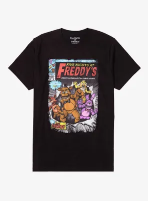Five Nights At Freddy's Comic Cover T-Shirt