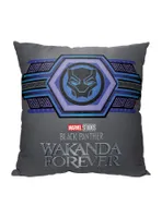 Marvel Black Panther Emblem Printed Throw Pillow