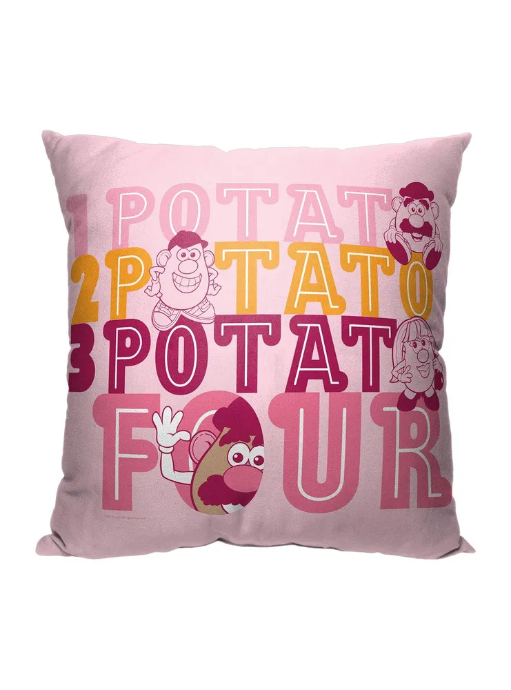 Disney Pixar Toy Story Mr Potato Head For Potato Printed Throw Pillow