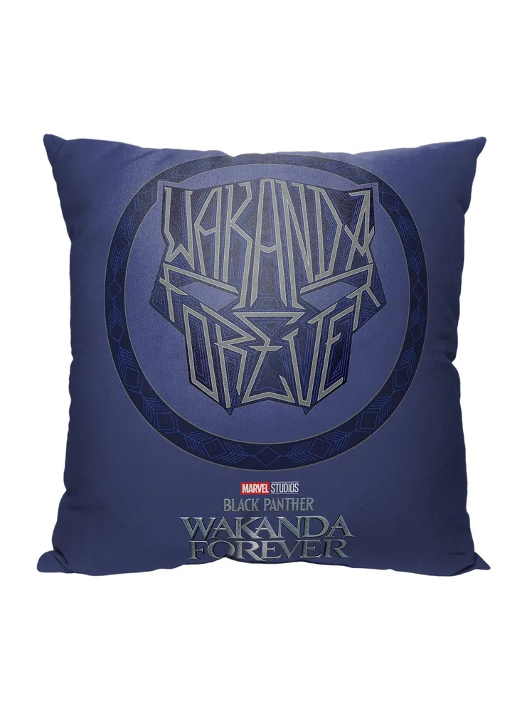 Marvel Black Panther Symbol Printed Throw Pillow