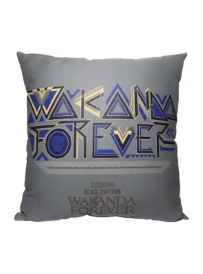 Marvel Black Panther Wakanda Forever Printed Throw Pillow