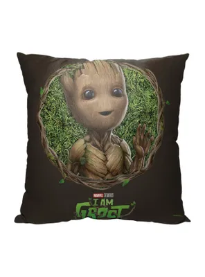 Marvel I Am Groot Frame Printed Throw Pillow