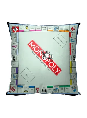 Monopoly Board Printed Throw Pillow