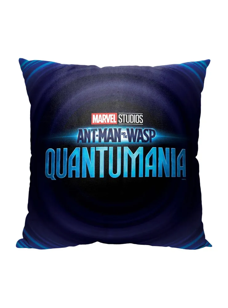 Marvel Ant Man Quantumania Vortex Title Printed Throw Pillow