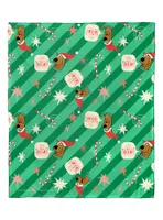 Scooby-Doo! Groovy Wrapping Paper Silk Touch Throw Blanket