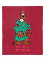 Scooby-Doo! Santa I Can Explain Silk Touch Throw Blanket