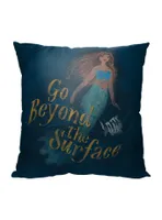 Disney The Little Mermaid Beyond The Surface Printed Throw Pillow