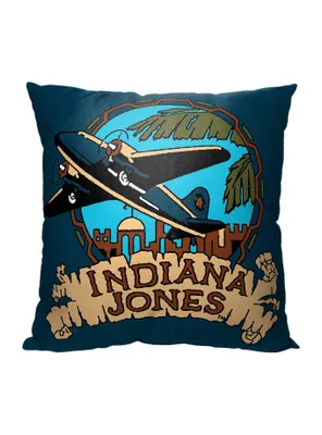 Disney Indiana Jones To The Next Adventure Printed Throw Pillow