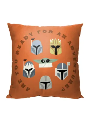 Star Wars The Mandalorian Adventure With The Mandos Printed Pillow