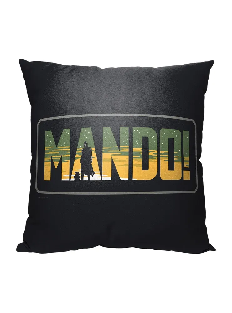 Star Wars The Mandalorian Mando Printed Pillow