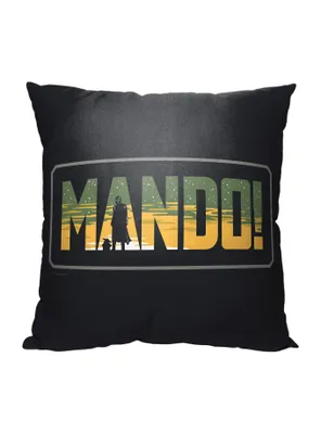 Star Wars The Mandalorian Mando Printed Pillow