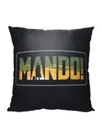 Star Wars The Mandalorian Mando Printed Pillow