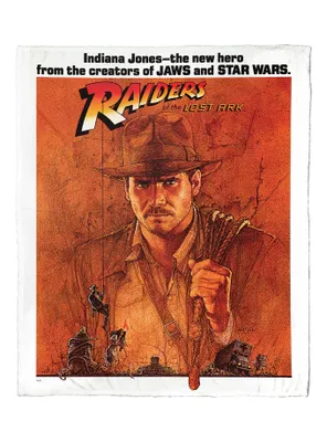 Disney Indiana Jones Raiders Of The Lost Ark Silk Touch Throw