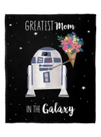 Star Wars Best Mom In The Galaxy Silk Touch Throw Blanket