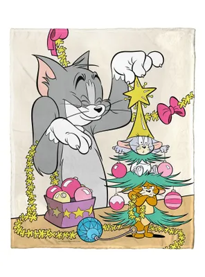 Tom And Jerry Mouse Tree Silk Touch Throw