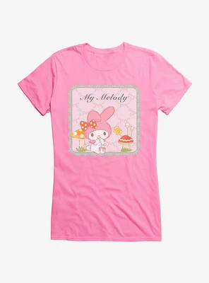 Hello Kitty And Friends My Melody Mushroom Stamp Girls T-Shirt