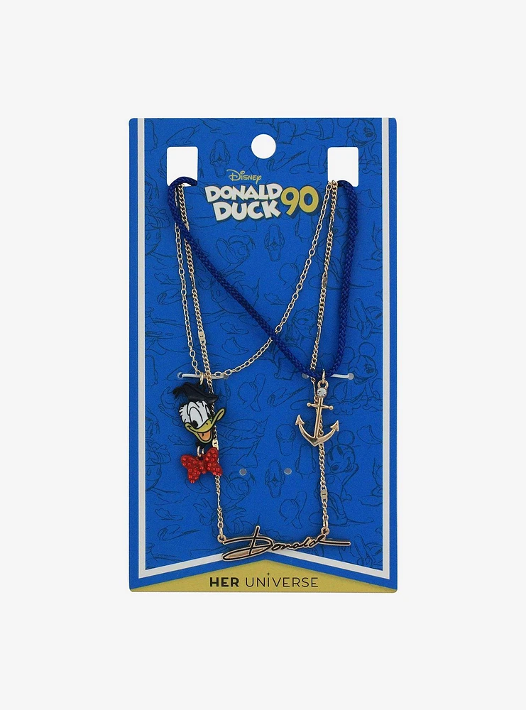 Her Universe Disney Donald Duck Necklace Set