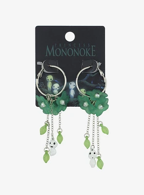 Studio Ghibli® Princess Mononoke Kodama Flower Hoop Earrings