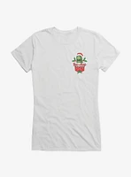 Rick & Morty Faux Pocket Pickle Rickmas Girls T-Shirt