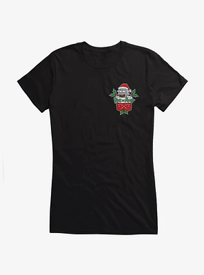 Rick & Morty Faux Pocket Rickmas Sinister Girls T-Shirt