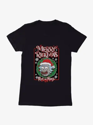 Rick & Morty Merry Rickmas Womens T-Shirt