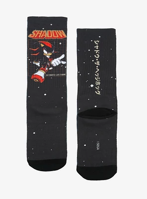 Sonic The Hedgehog Shadow Speckled Crew Socks