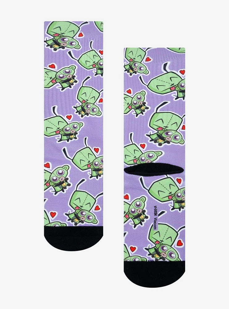 Invader Zim GIR Monkey Crew Socks