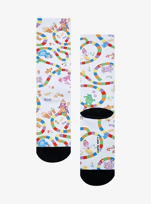 Candy Land Game Board Crew Socks