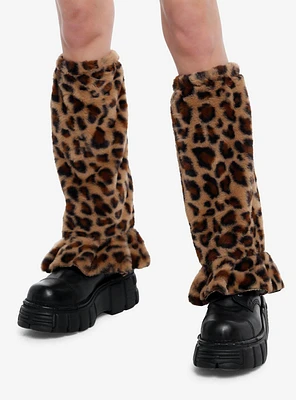 Leopard Oversized Leg Warmers
