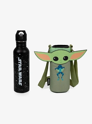 Star Wars The Mandalorian The Child Water Bottle with Cooler Tote