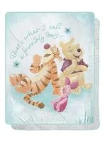 Disney Winnie The Pooh Friendly World 40X50 Silk Touch Throw Blanket