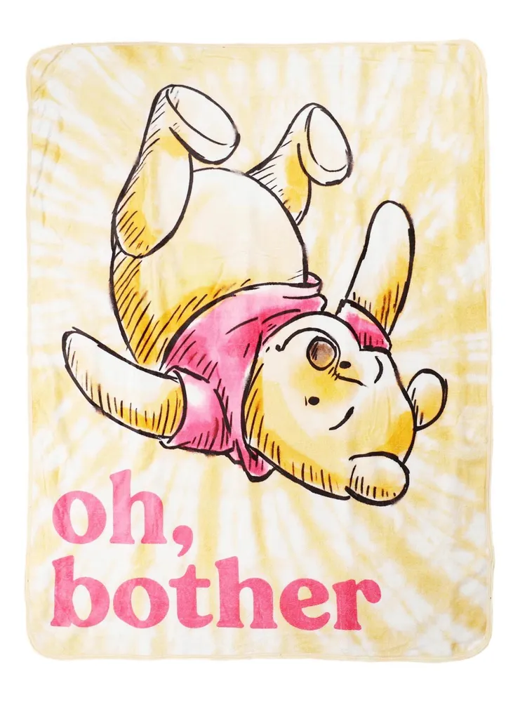 Disney Winnie The Pooh Oh Bother 46X60 Silk Touch Throw