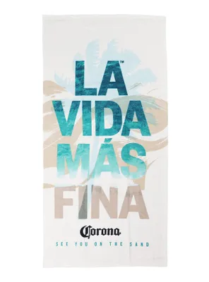 Corona Vida Palm Beach Towel