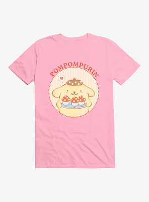 Hello Kitty And Friends Pompompurin Mushroom Cupcakes T-Shirt