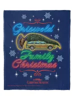 National Lampoon's Christmas Vacation Griswold Family Vacation Neon Silk Touch Throw Blanket