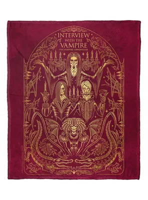 WB 100 Interview With A Vampire Vampire Chronicles Silk Touch Throw
