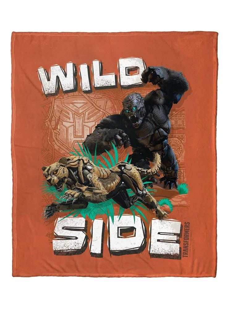 Transformers: Rise Of The Beasts Wild Side Silk Touch Throw