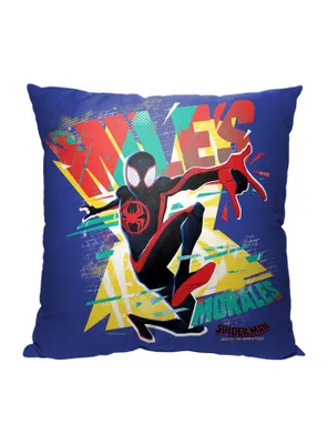 Marvel Spider-Man Across The Spiderverse It's Miles Printed Throw Pillow