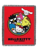 Hello Kitty Circle Of Fun Woven Tapestry