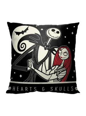 Disney The Nightmare Before Christmas Scream Team Printed Throw Pillow