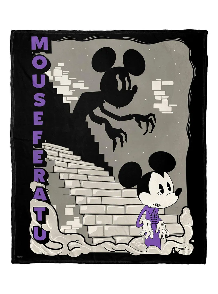 Disney Mickey Mouse Mouseferatu Silk Touch Throw