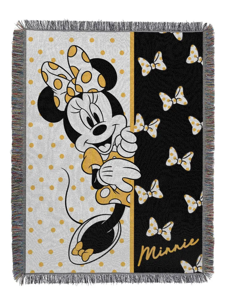 Disney Minnie Mouse Peekaboo Metallic Tapestry