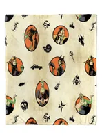 Disney Villains Villainous Pattern Silk Touch Throw Blanket