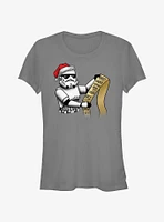 Star Wars Trooper Santa Naughty List Girls T-Shirt